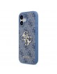Guess iPhone 17 Hülle Case Metal Big Logo 4G Blau