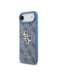 Guess iPhone 17 Air Hülle Case Metal Big Logo 4G Blau