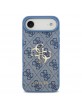Guess iPhone 17 Air Hülle Case Metal Big Logo 4G Blau