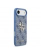 Guess iPhone 17 Air Hülle Case Metal Big Logo 4G Blau