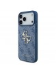 Guess iPhone 17 Pro Max Hülle Case Metal Big Logo 4G Blau