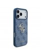 Guess iPhone 17 Pro Max Hülle Case Metal Big Logo 4G Blau