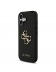 Guess iPhone 17 Hülle Case Grained Big 4G Logo Schwarz