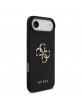 Guess iPhone 17 Air Case Grained Big 4G Logo Black