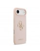 Guess iPhone 17 Air Case Grained Big 4G Logo Pink