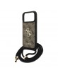 Guess iPhone 17 Pro Max Hülle Case Cord Stap Crossbody 4G Big Logo Braun