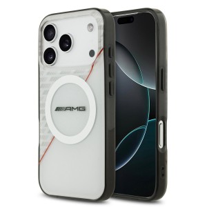AMG Mercedes iPhone 17 Pro Hülle Case Cover MagSafe Weiß
