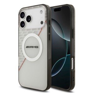 AMG Mercedes iPhone 17 Pro Max Hülle Case Cover MagSafe Weiß
