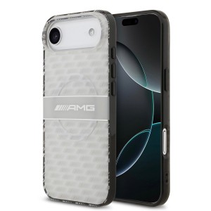 AMG Mercedes iPhone 17 Air Hülle Case Double Layer MagSafe Weiß