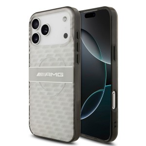 AMG Mercedes iPhone 17 Pro Max Hülle Case Double Layer MagSafe Weiß