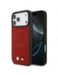 BMW iPhone 17 Pro Max Hülle Case MagSafe M Meshed Rot