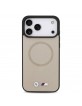 BMW iPhone 17 Pro Max Hülle Case MagSafe M Meshed Beige