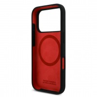 BMW iPhone 17 Pro Max Hülle Case MagSafe Silikon M Tricolor Schwarz