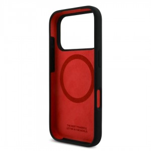 BMW iPhone 17 Pro Max Hülle Case MagSafe Silikon M Tricolor Schwarz