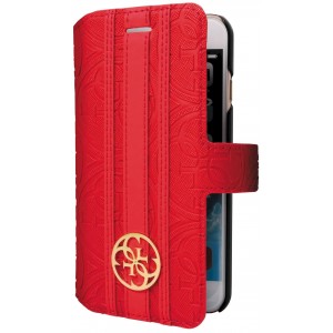 Guess iPhone 6 / 6S Book Case Cover Red