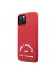 Karl Lagerfeld iPhone 11 Pro Case Cover Silicone RSG Red