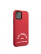 Karl Lagerfeld iPhone 11 Pro Case Cover Silicone RSG Red