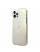 GUESS iPhone 12 / 12 Pro Hülle Case Cover 4G Gradient 3D Gold