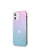 GUESS iPhone 12 mini Case Cover 4G Gradient 3D Blue