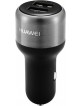 Huawei Car Charger 2 USB Fast Charging +USB-C Cable Black