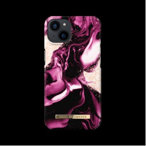 iDeal of Sweden iPhone 14 / 13 Hülle Case Golden Ruby Marble