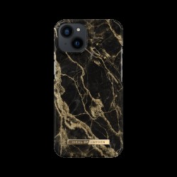 iDeal of Sweden iPhone 14 / 13 Hülle Case Golden Smoke Marble Schwarz