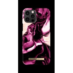 iDeal of Sweden iPhone 13 Pro Max Hülle Case Golden Ruby Marble Violett