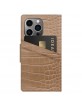 iDeal of Sweden iPhone 13 Pro Tasche Book Case Cover Croco Braun