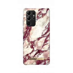 iDeal of Sweden Samsung S21 Ultra Hülle Case Cover Calacatta Ruby Marble