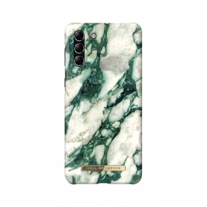 iDeal of Sweden Samsung S21 Plus Case Cover Calacatta Emerald Marble