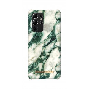 iDeal of Sweden Samsung S21 Ultra Case Cover Calacatta Emerald Marble