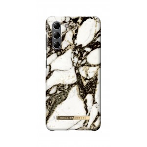 iDeal of Sweden Samsung S21 Case Cover Calacatta Golden Marble