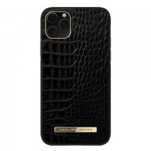iDeal of Sweden iPhone 12 Pro Max Hülle Case Cover Neo Croco Schwarz