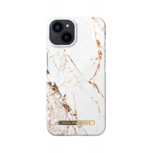 iDeal of Sweden iPhone 14 Case Fashion Cover Carrara Gold