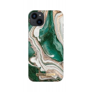 iDeal of Sweden iPhone 14 Plus Hülle Fashion Case Golden Jade Marble