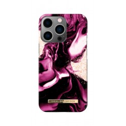 iDeal of Sweden iPhone 14 Pro Case Fashion Cover Golden Ruby Marble