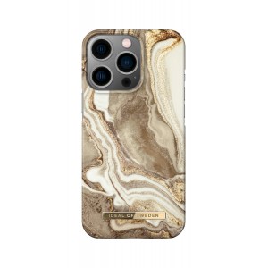 iDeal of Sweden iPhone 14 Pro Case Fashion Cover Golden Sand Marble