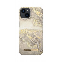 iDeal of Sweden iPhone 14 Case Fashion Cover Sparkle Greige Marble