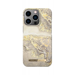 iDeal of Sweden iPhone 14 Pro Case Fashion Cover Sparkle Greige Marble