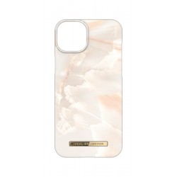 iDeal of Sweden iPhone 15 Plus Hülle Fashion Case Rosa Pearl Marble