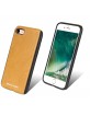 Pierre Cardin iPhone SE 2020 / 8 / 7 case cover real leather yellow