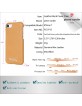 Pierre Cardin iPhone SE 2020 / 8 / 7 Hülle Case Cover Echtleder Dunkelbraun