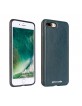 Pierre Cardin iPhone 8 Plus / 7 Plus Hülle Cover Case Echtleder Sapphire