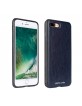 Pierre Cardin iPhone 8 Plus / 7 Plus case cover real leather blue