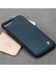 Pierre Cardin iPhone 8 Plus / 7 Plus Cover Case Echtleder Hülle Sapphire Blau