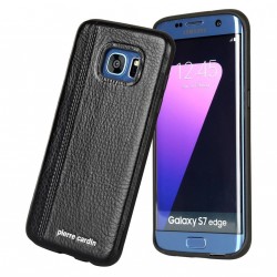 Pierre Cardin Samsung S8 Plus case cover genuine leather black
