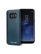 Pierre Cardin Samsung S8 Plus case cover real leather blue
