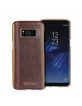 Pierre Cardin Samsung S8 case genuine leather brown
