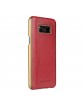 Pierre Cardin Samsung S8 Plus Hülle Case Cover Echtleder Rot