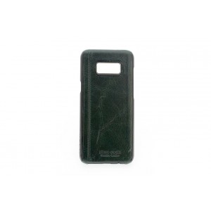 Pierre Cardin Samsung S8 Plus case genuine leather green
